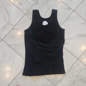 Double D Ranch Black Fitted Tank Top